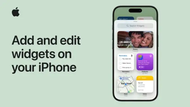 How to Add and Edit Widgets on Your iPhone | Apple Support